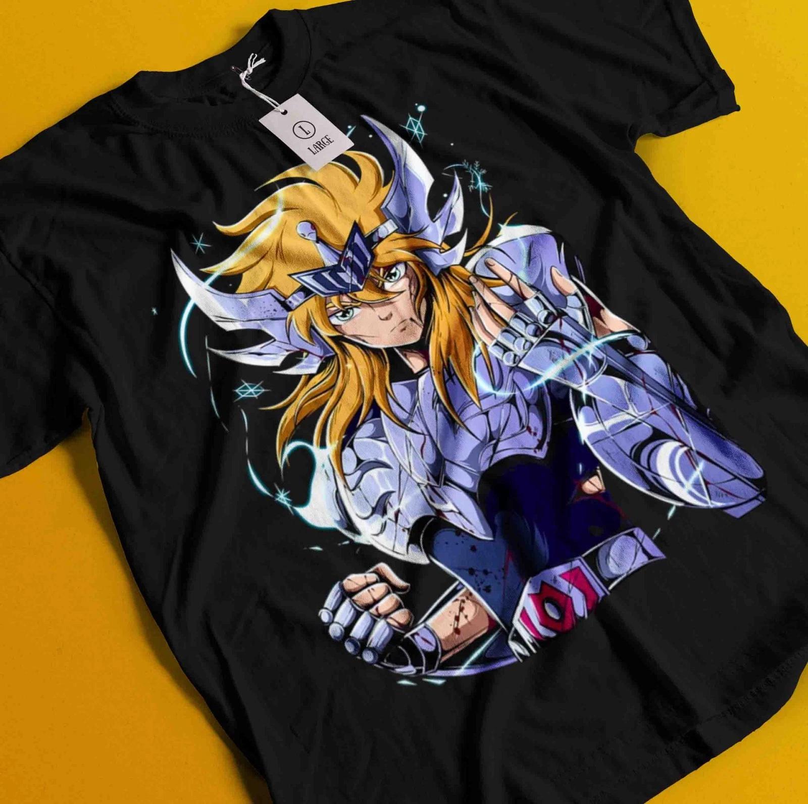 Футболка Saint Seiya Рыцари Зодиака Икки Аниме Манга Графическая футболка Унисекс L