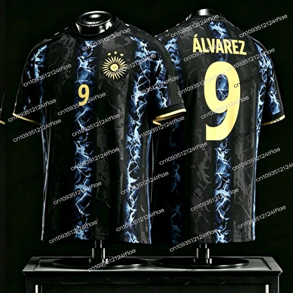 2026 New Argentine Messi Men's Traditional Football Jersey, Casual Outdoor Breathable Quick-Drying Men's Short-Sleeve T-Shirt