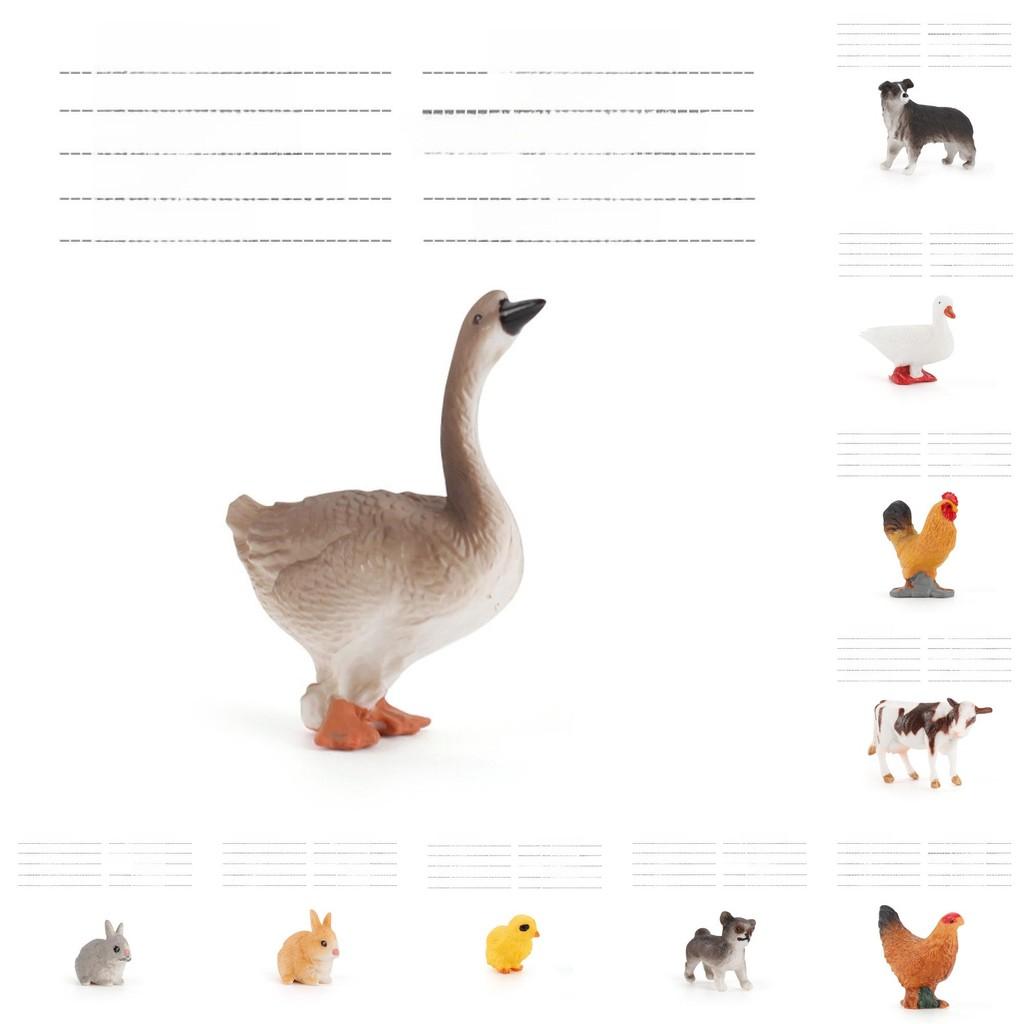 Farm Animal Sheep And Rabbits Pvc Figures Collection With Durable Material For Kids Playrooms And Classroom Use