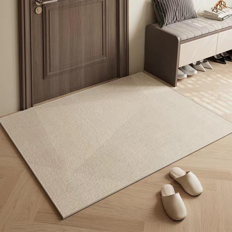 Entry Door Floor Mat Entry Door Dirt-Resistant Premium Carpet Living Room Entrance Dirt-Resistant And Non-Slip Household Trimmable Foot Mat