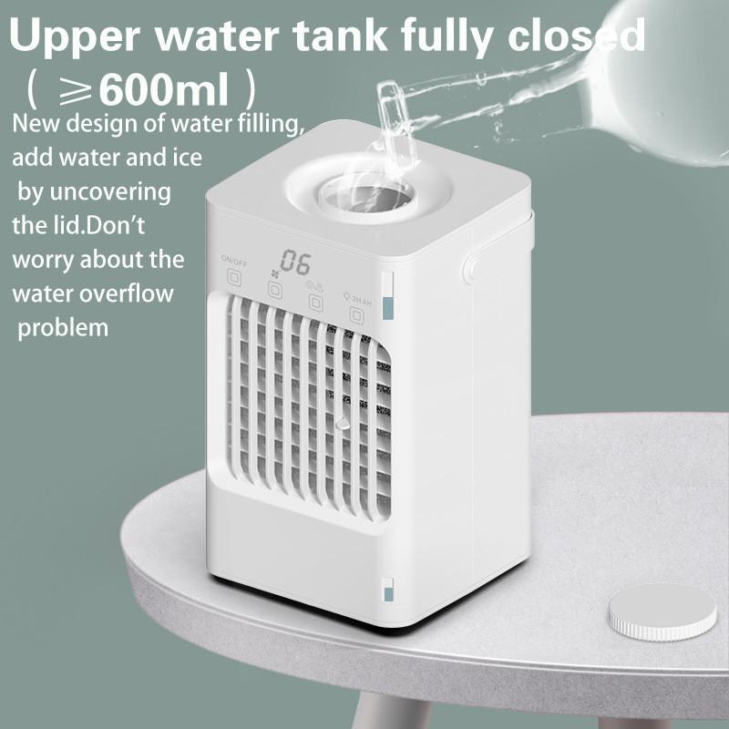 

Бытовой Студенческое общежитие Спрей-вентилятор Настольный USB Охлаждающий вентилятор Мини-вентилятор с водяным охлаждением 11 Вт 154,5x167x261 мм