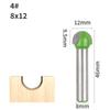 Precision Cutting Ball Nose End Mill Round Nose Cove Router Bit New Wood Carving Bit  Wood Working
