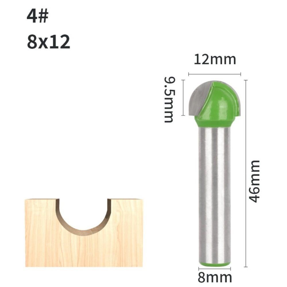 Precision Cutting Ball Nose End Mill Round Nose Cove Router Bit New Wood Carving Bit Wood Working