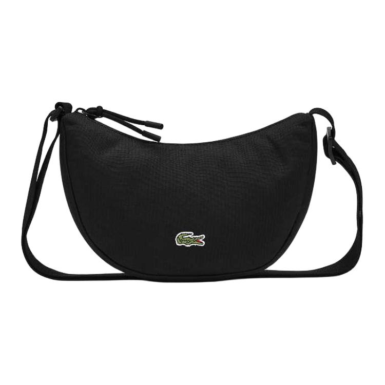 Lacoste Classic Logo Minimalist Crossbody Bag Unisex bags Black NU5091NE-000 Black