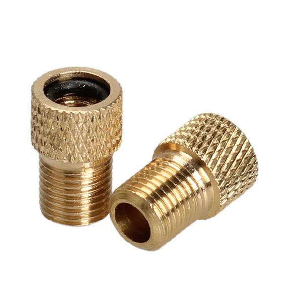 5-30Pcs Bike Valve Adaptor Pump Bicycle Convert Presta to Schrader Copper Valve Adapter Wheels Gas Nozzle Tube Cycling Tool