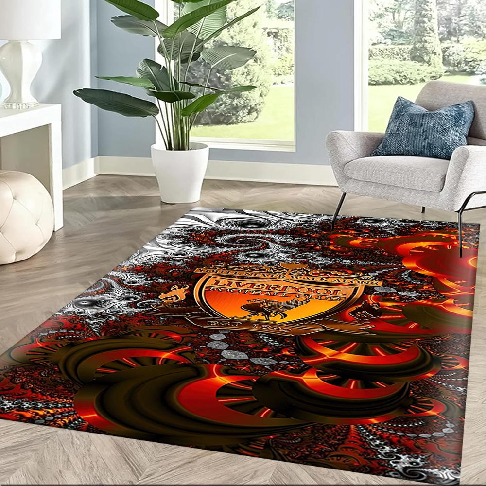 Liverpool Football Club Carpet Design For Balcony Entryway Dining Room Living Rooms Antislip Rug Decorate Offices