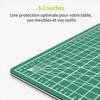 Acropaq tapis de decoupe a2 - auto-réparateur, a2 (60 x 45 cm), 5 couches de protection pour vos meubles, tapis de bricolage