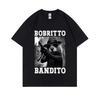 Bobritto Bandito Lustiges Biber Meme T-Shirt Damenbekleidung Sommer O-Ausschnitt Kurzarm T-Shirts Lässige Humor Tops Gemütliche Baumwoll-T-Shirts