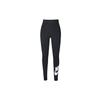 (WMNS) Nike Sportswear Classics High-Waisted Graphic Leggings Asia Sizing 'Black White' Women's DV7792-010