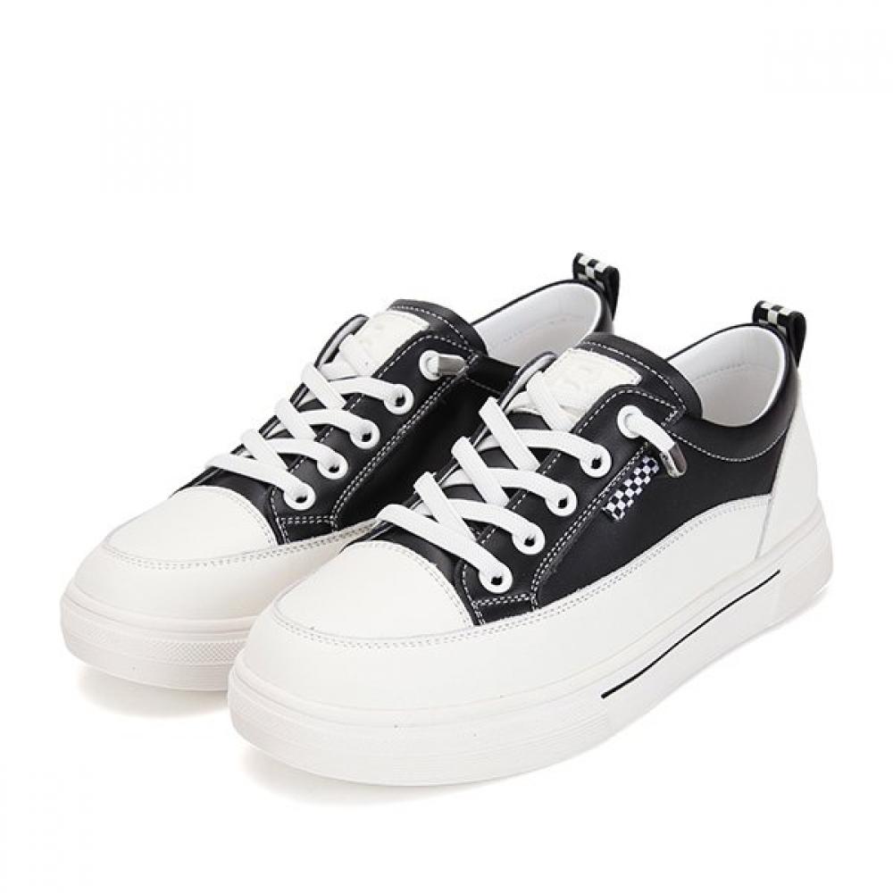 BARBARA Leather Basic Band Sneakers 2.5cm Bzg161bk