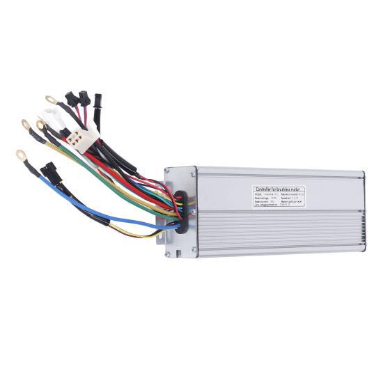 Mountain Bike Controller for 50A 48V 1500W 2000W 3000W Brushless Motor with SM Plug Light Cable 