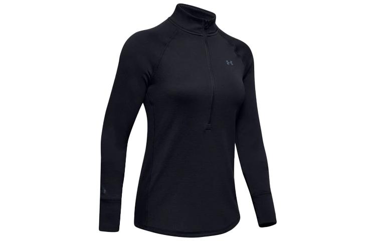 Under Armour ColdGear Sweatshirt Coat Women s Black 1343319-001 L