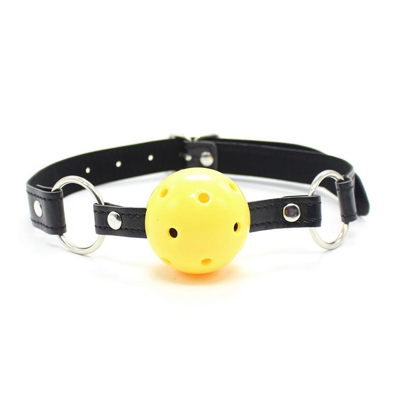 Erotic Shop BDSM Slave Open Mouth Gag Ball Strap Bondage Restraints Fetish Sexy Games Breathable Sex Supplies Toys For Adults