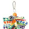 Yousheng Parrot Toy Multi-color Decorative Woven Pet Bird Chew Hanging Pendant for Medium Birds