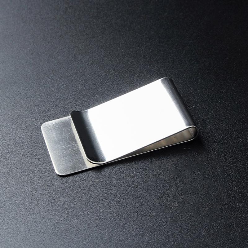 High Quality Metal Pen Holder Money Clip  Simple Stainless Steel Money Clip Dollar Cash Clamp Holder Wallet For Men Women