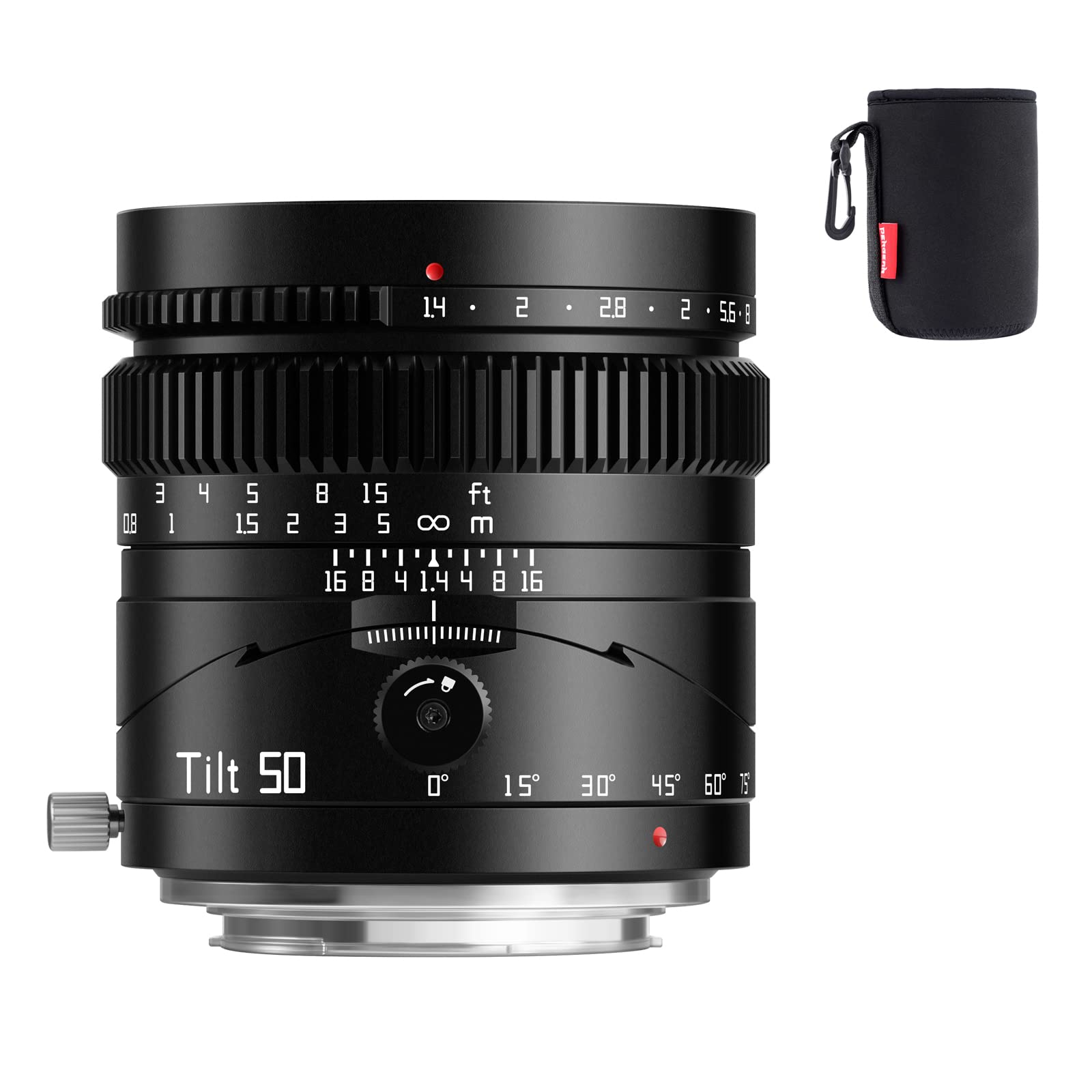 

TTArtisan 50mm Tilt Lens Full Frame 6 Groups 7 Elements Angle of View F1.4 45° (E Mount)