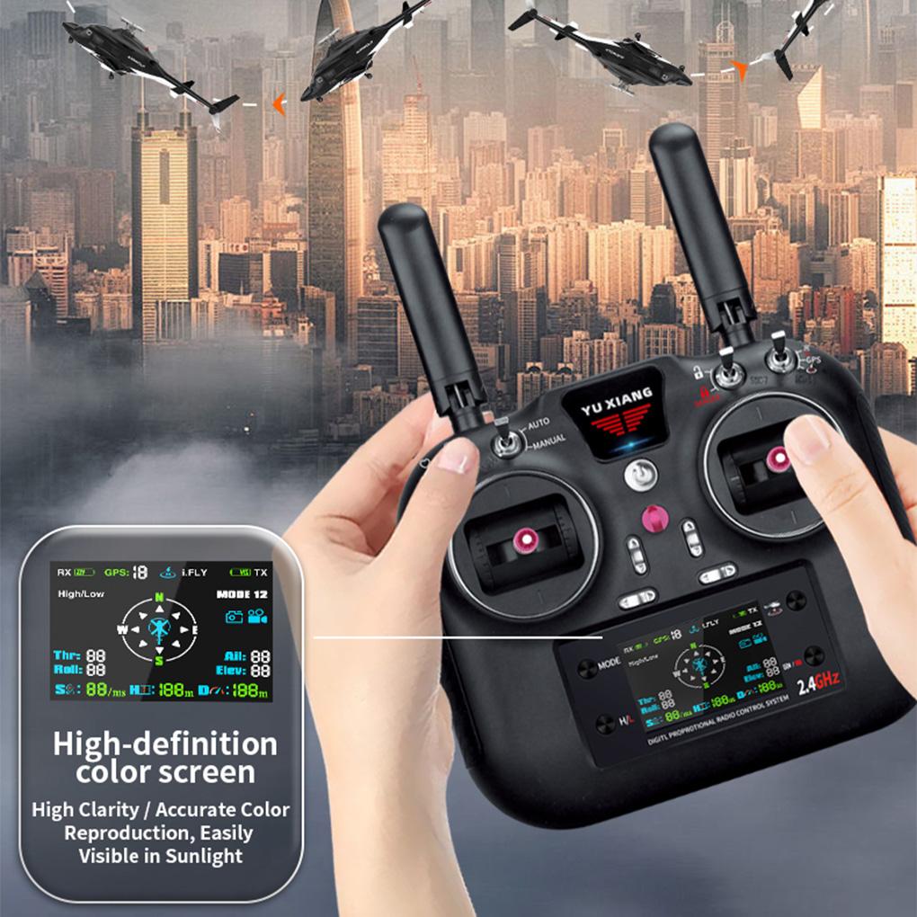 1/34 F02S Flying Wolf Helicopter Automatic Return GPS Intelligent Satellite Positioning Model Helicopte TOF Height RC Aircraft