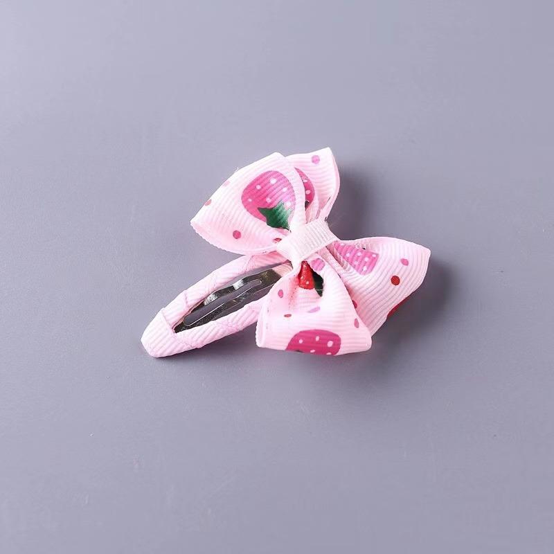 

2 шт. принцесса принт бант для девочек шпильки детские головные уборы заколки для волос заколки аксессуары для волос 2pcs