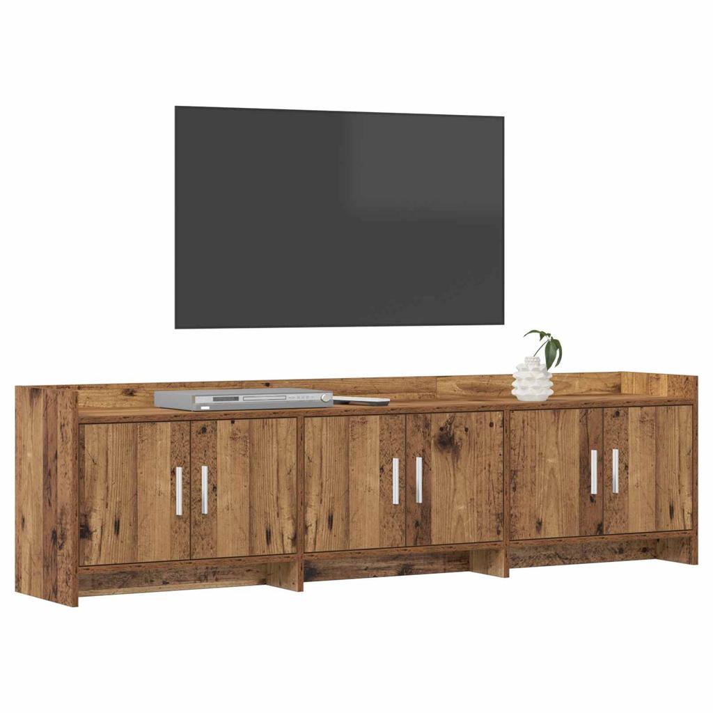 TV Cabinet 168 x 33 x 47 cm Reclaimed Wood Effect Engineered Wood