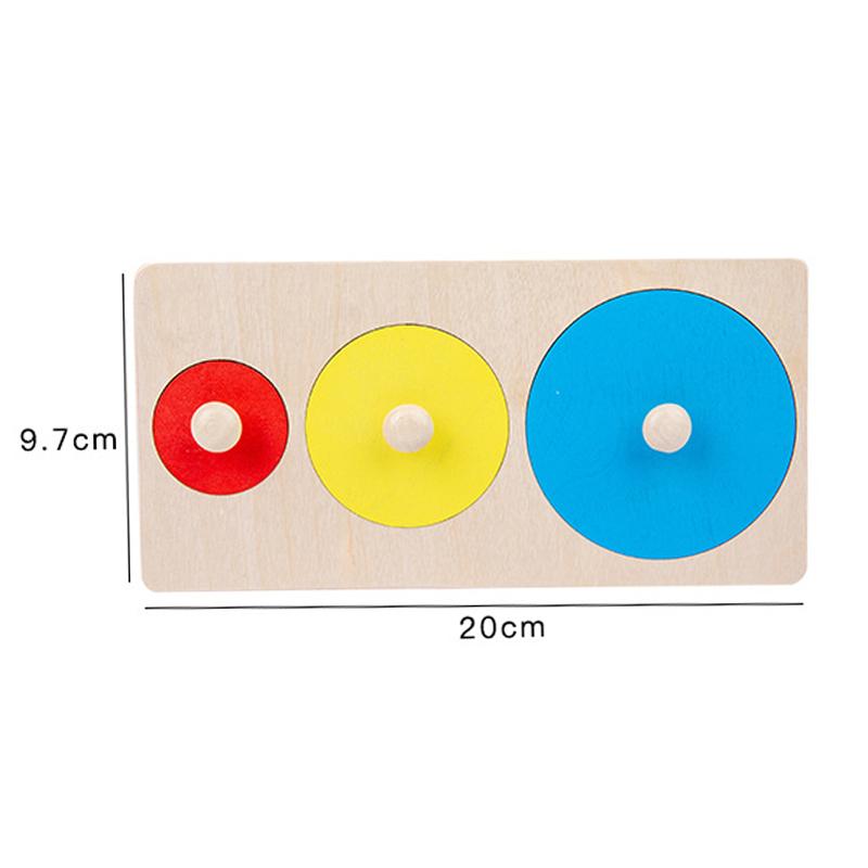 Дерев'яна дошка для співставлення форм та кольорів, ручна подряпина, Монтессорі, дитяча головоломка, геометрична, раннє навчання, когнітивні іграшки TMZ