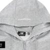New Balance Nb ESSentialS Small Logo French Terry Men S And woMen S Hooded Zip Up Jacket Gray Nbm