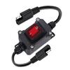 12V Inline Power IP67 Inline Switch For Garden Lighting LED Status Indicator Hook Mount Design Self-tapping Screws Included
