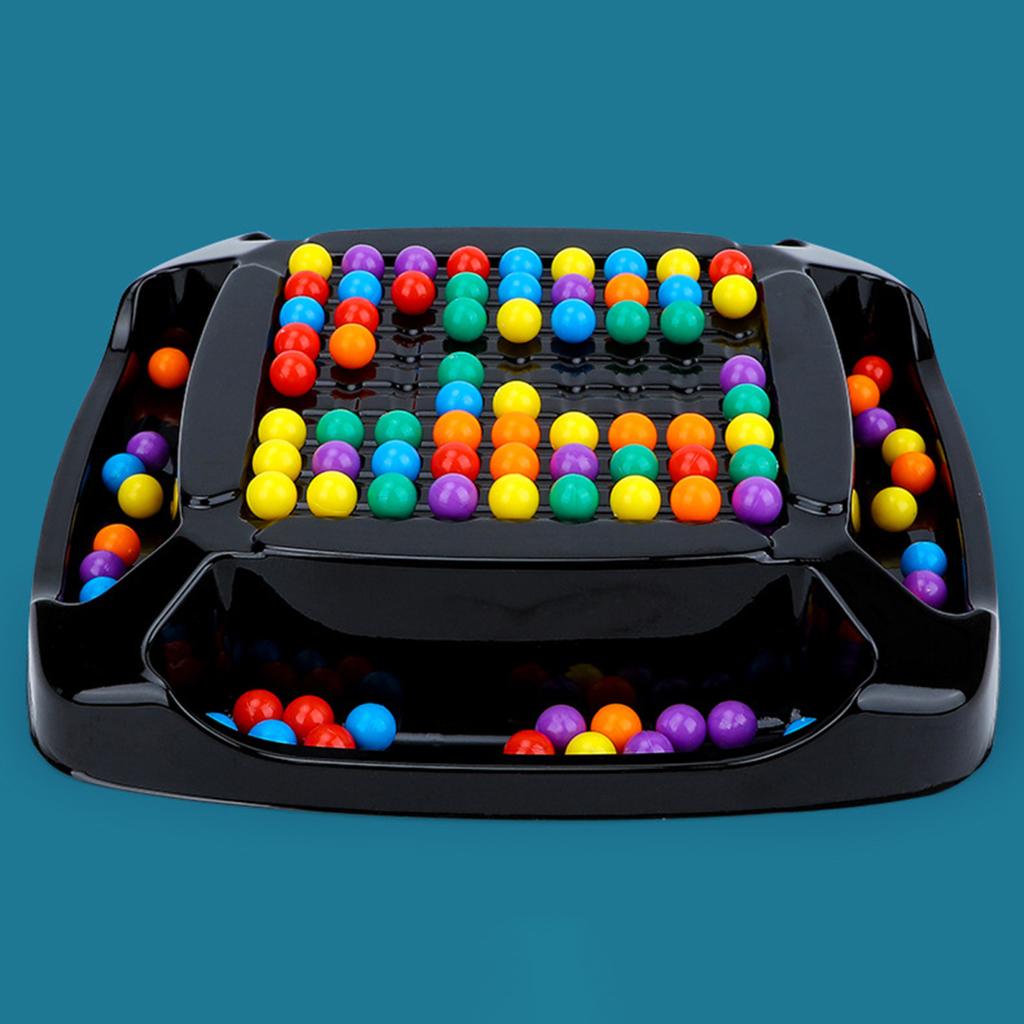 Duhová kulička Eliminační desková hra s 84/241 barevnými korálky, rozpoznáváním barev, soustředěním, logickým tréninkem, pro děti a dospělé, interaktivní vzdělávací šachová hračka