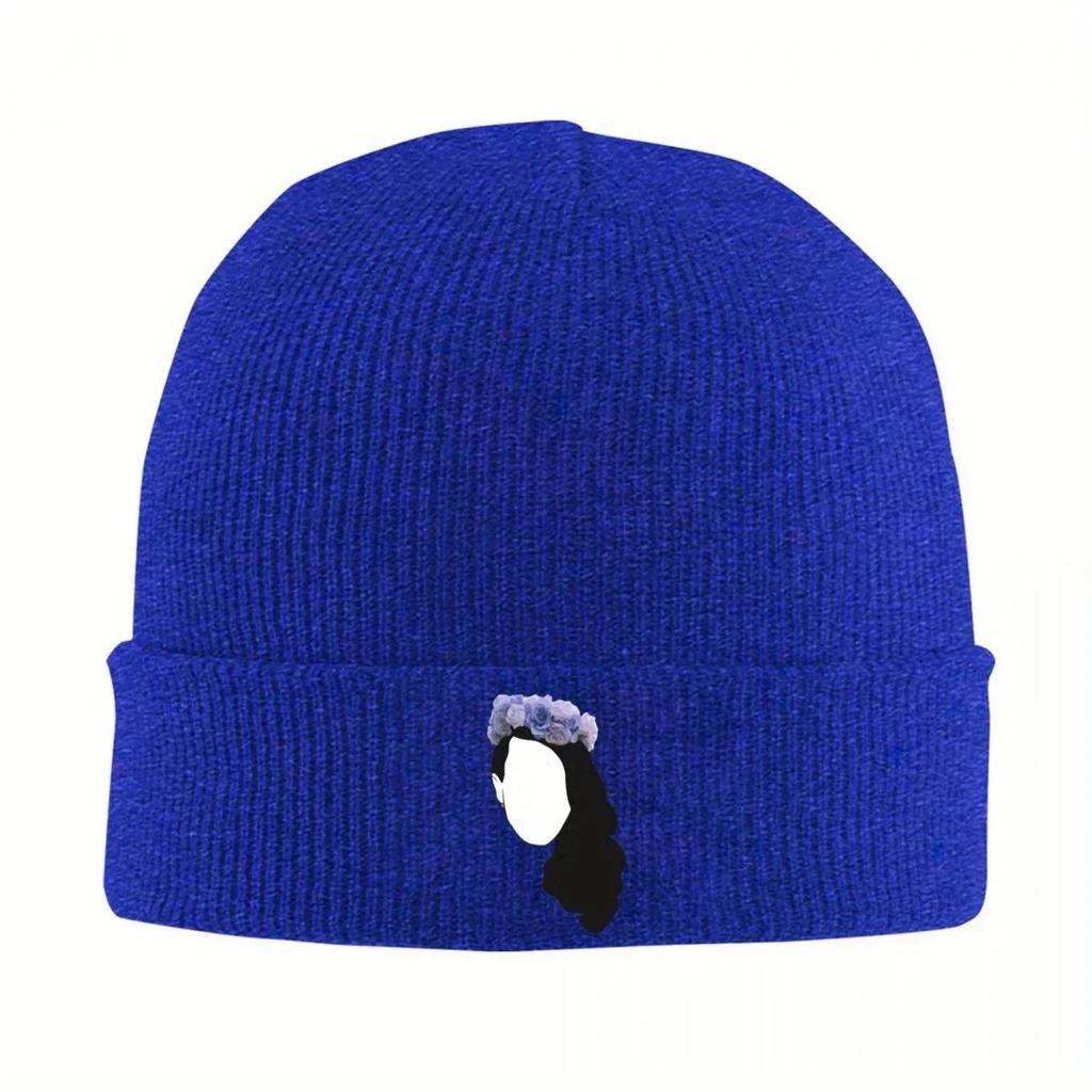 New Lana Del Rey Simplistic Hats Autumn Winter Beanie Warm Ultraviolence Hip Hop Music Album Caps FeUnisex Unisex Acrylic Knitt