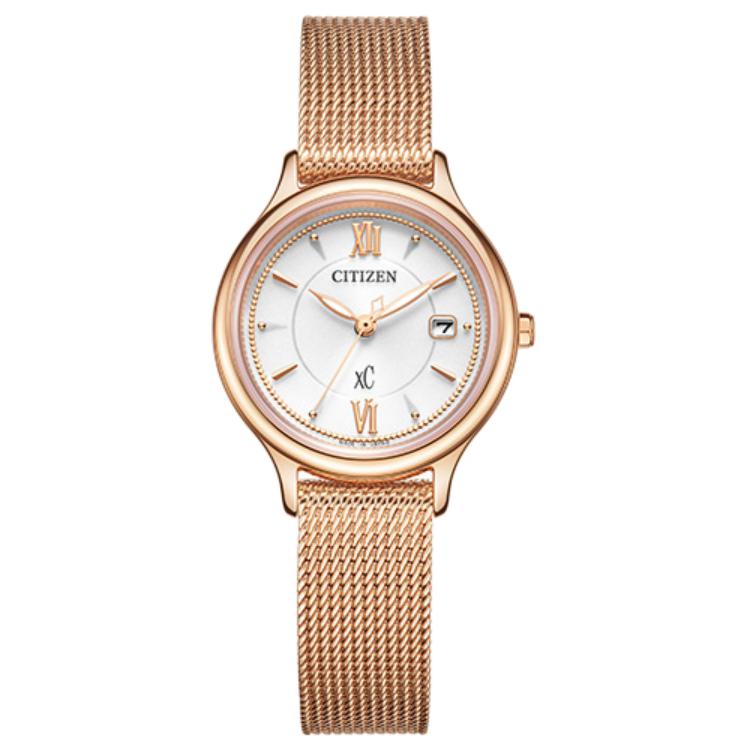 CITIZEN Light Powered Quartz Movement Stainless Steel Strap Watch Women s Watch White Dial EW2637-59A White