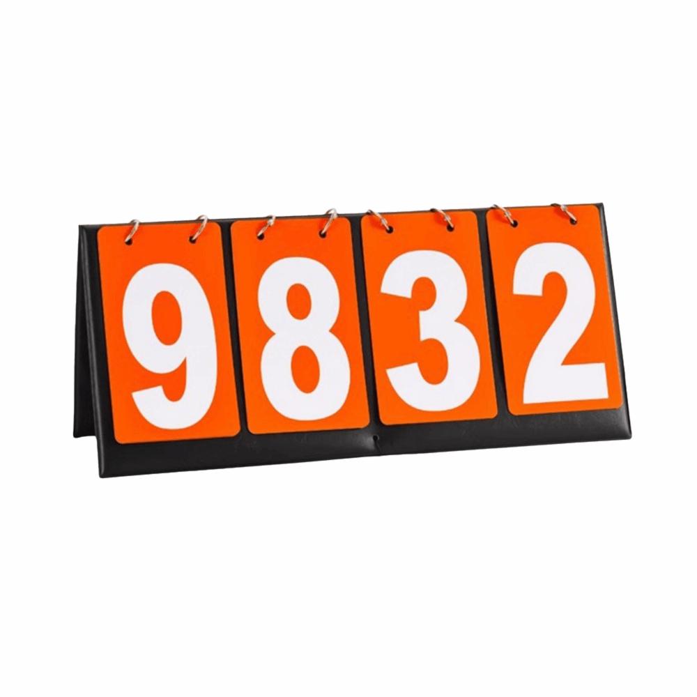2/3/4/6-stellige Multisport-Spiel-Anzeigetafel Leder Tisch-Spielstandhalter Fußballspiele