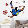 Creative 10 Football Player Living Room Bedroom Wall Decoration Stickers