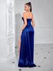 Women's High-End Stretch Satin Evening Dress - Sexy Summer Party Wear