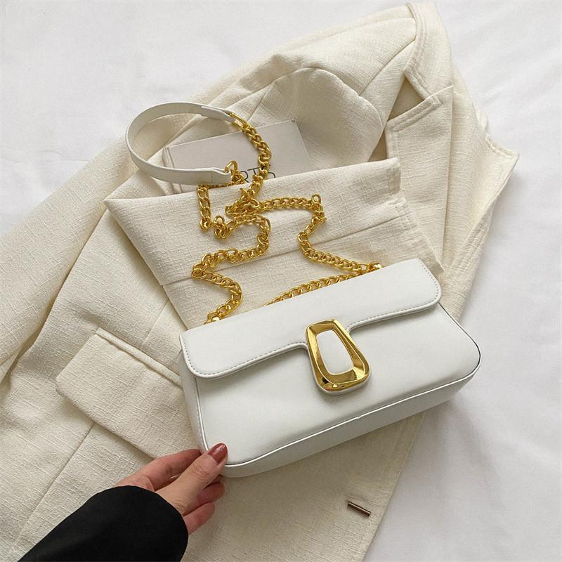 Trendy Shoulder Bag For Women Fashionable Chain Small Square Crossbody Purse