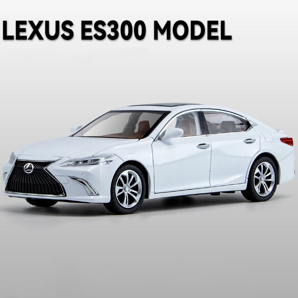 

1:24 Модель автомобіля з легкосплавного металу Lexus ES300 Литий під тиском та іграшкові транспортні засоби Металева іграшкова модель автомобіля Колекція Висока імітація Дитячий подарунок білий