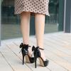 French Style Thin Stiletto Pumps 2026New Bow Design Versatile European Sexy Shallow Mouth Pointed Toe Women Dress Shoes WZ-F1315-6