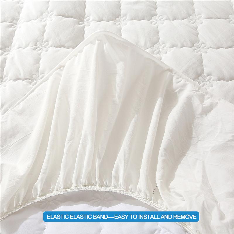 Star El Quality Mattress Cover – Top Layer Yarn-Dyed Washed Cotton,Soft, Breathable For Lasting Comfort,Hypoallergenic