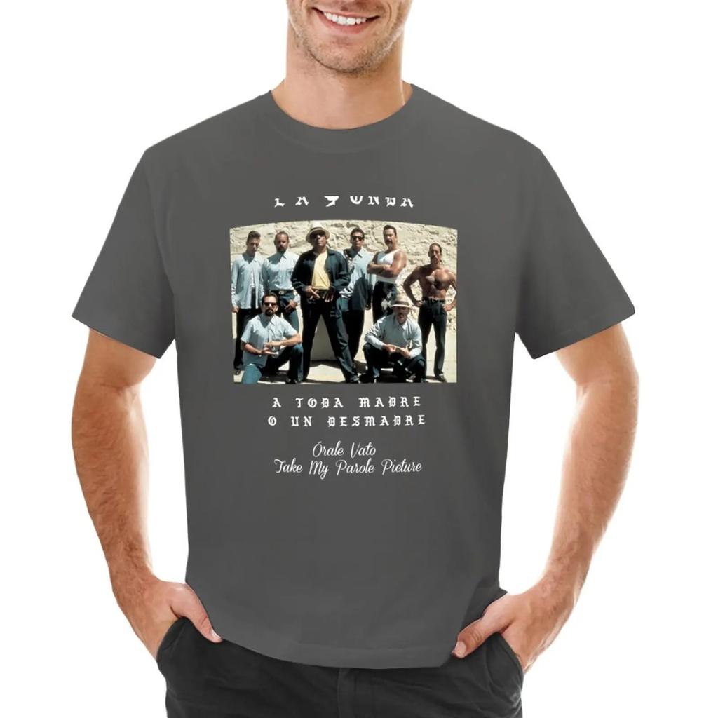 La Onda Blood In Blood Out édition limitée Vatos Locos collection rare T-shirt anime noirs hommes grands t-shirts