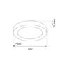 Plafon Evora Led Biały Milagro Ml1788