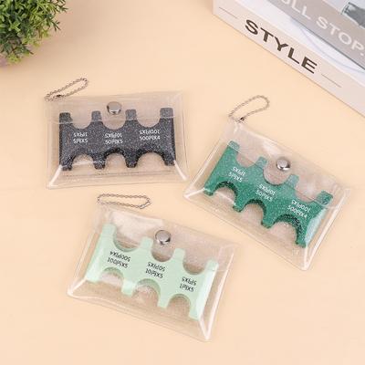 Coin Dispenser Keychain Transparent Coin Collection Purse Wallet Portable Japan Coin Holder Coin Changer Holder Coin Organizer