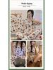 Summer Fashion Pajamas: Women's Short Sleeve Three-Piece Set with Cartoon Pacha Dog Design, Suitable for Home or Outdoors