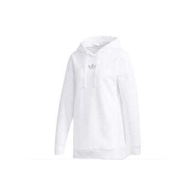 Originals Trefoil Hoodie Women Tops White GH7775