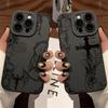 Luxury Dark Gothic Cross Mark Phone Case For Samsung Galaxy S26 S25 S24 S23 S22 S21 S20 Note20 Edge FE Plus Ultra 4G 5G Soft