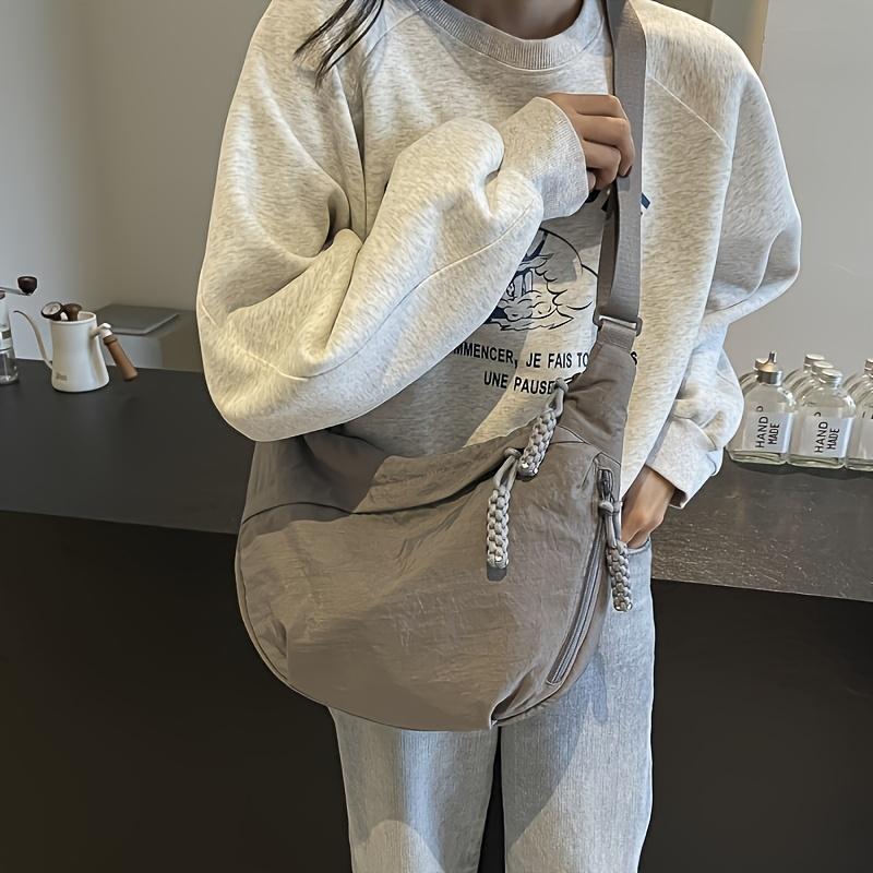 Elegant|Lightweight Lightweight, Elegant Women’s Nylon Crossbody Bag | Large Capacity, Adjustable & Foldable Strap