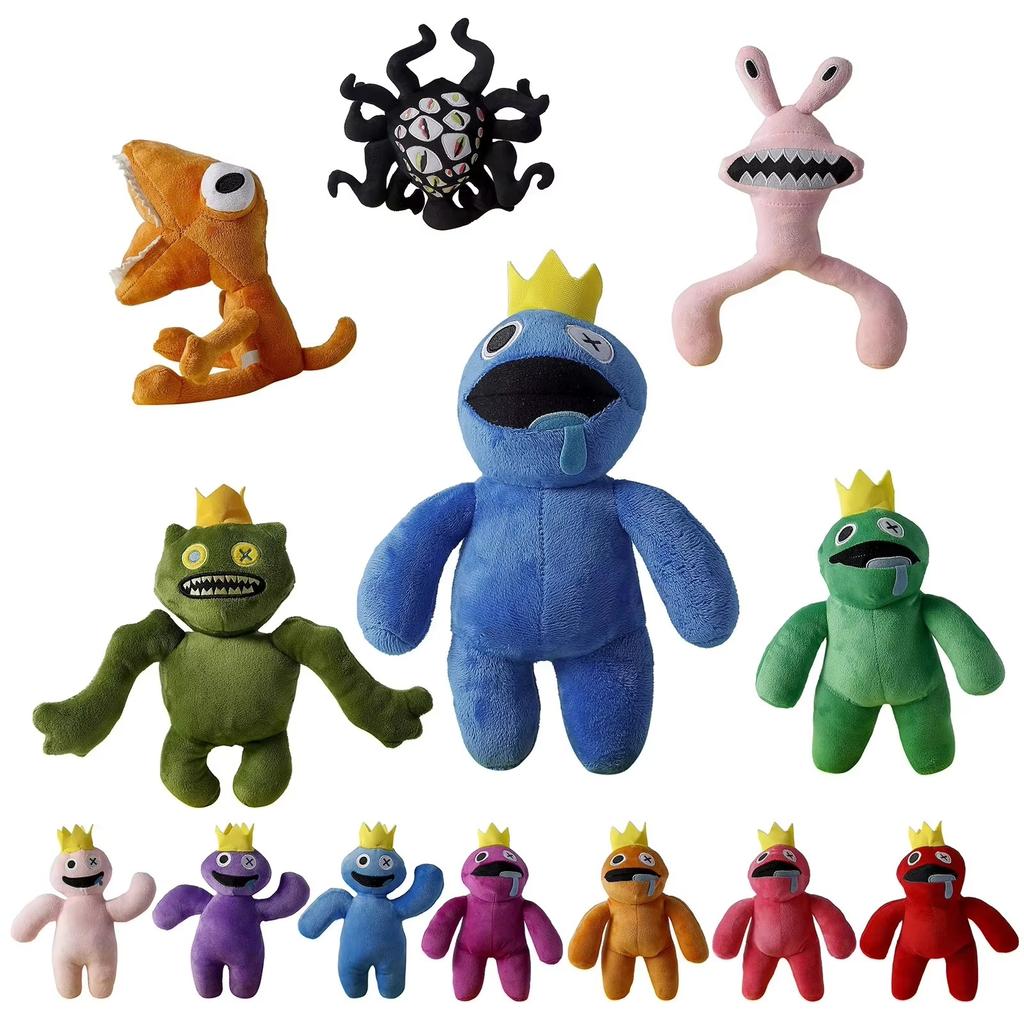 Rainbow Friends Roblox Plush Toys Colorful Stuffed Cartoon Character Dolls For Kid Birthday Gifts Home Decor Games Collectibles