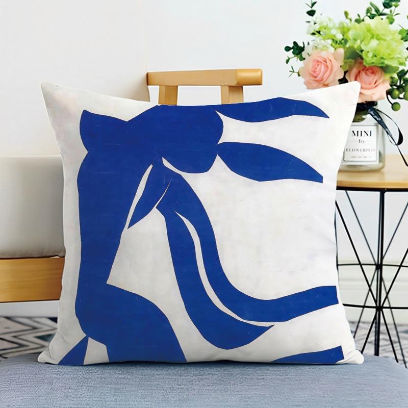 Creative Oil Painting Printed Decorative Pillowcase Bedroom Living Room Square Cushion Pillowcase