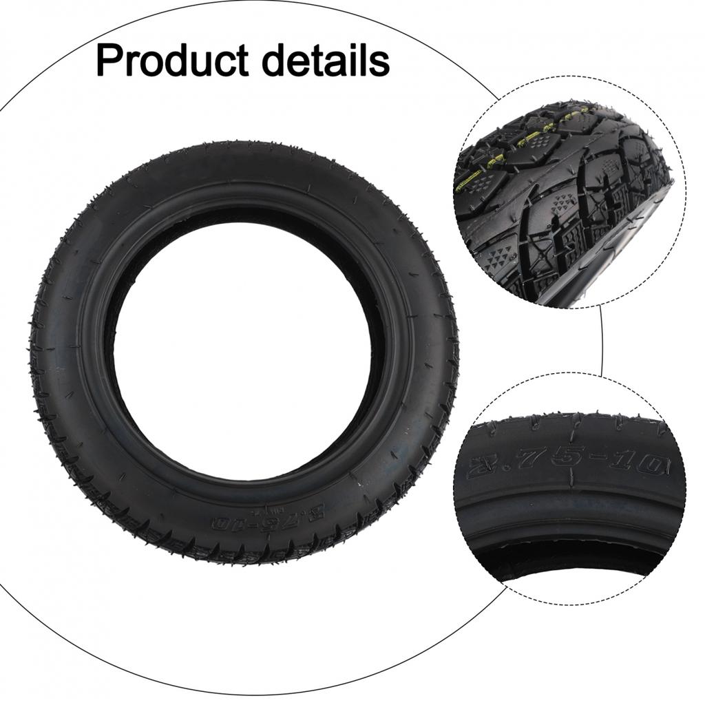 14 Inch Tubeless Tyre 14x2.75 2.75-10 Black Replacement