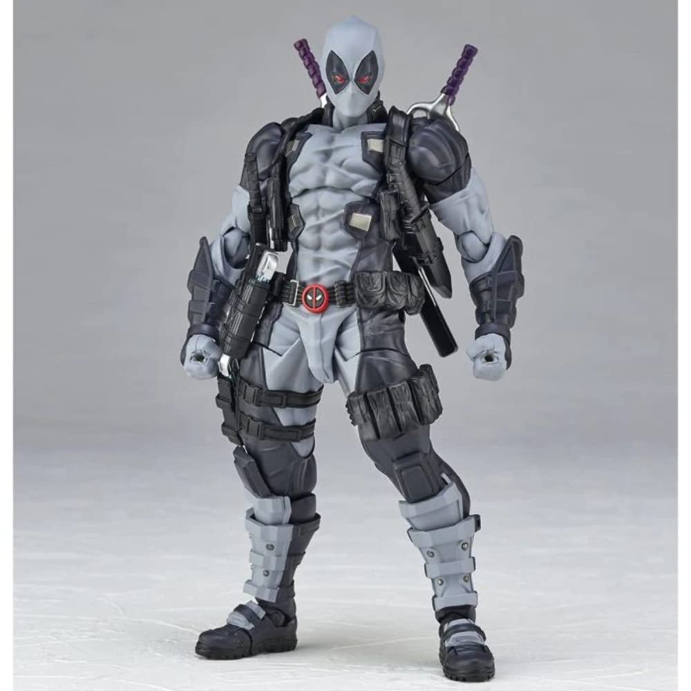 Kaiyodo figure complex AMAZING YAMAGUCHI Deadpool color Deadpool color version 170mm painted action figure Revoltech ver.2.0 X-FORCE ver. ver.2.0