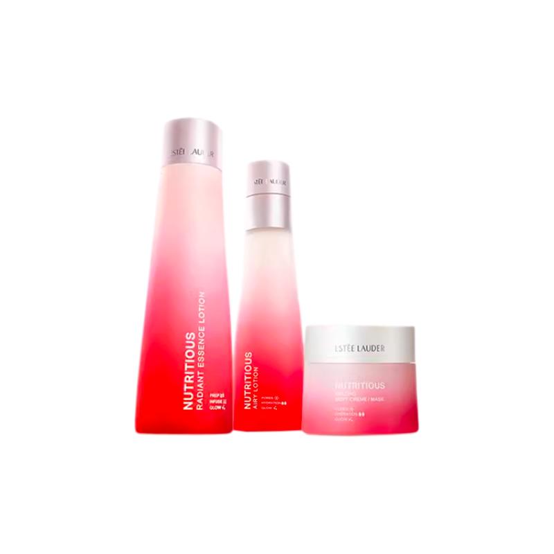 Estee Lauder Red Pomegranate Three Step Process Skincare Sets Hydrating Repairing Oil Control Pure Edition Gentle