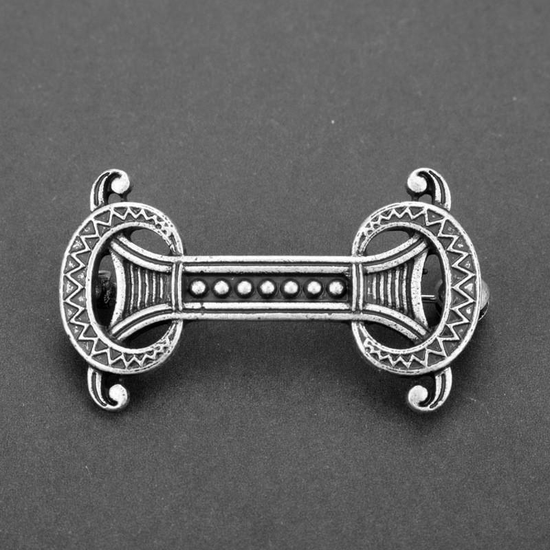 Pendentif Bouclier Viking Nordique avec Design en Alliage Antique Broche Vintage Pour Cadeaux de Voyage