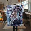 1Pc Cartoon Print Flannel Blanket, High Quality Comfortable for All Seasons, Home Decor, Warmth and Comfort, Perfect for Christmas Birthday Gift